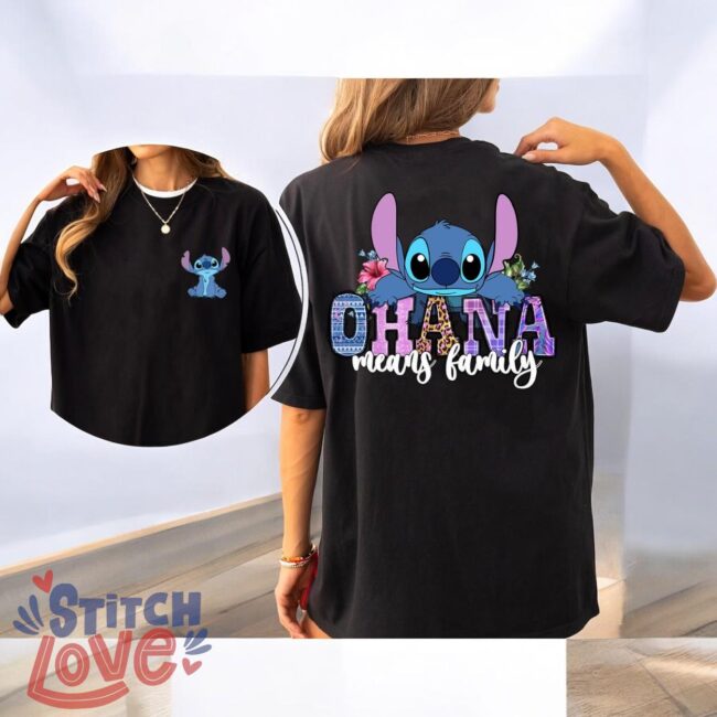 Ohana Shirt, Stitch Ohana Shirt Product Photo 1