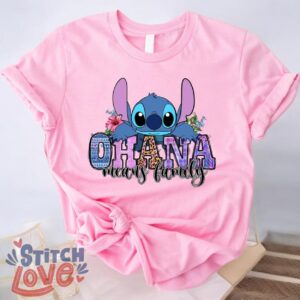 Ohana Shirt, Stitch Ohana Shirt, Lilo And Stitch Shirt, Ohana Means Family Shirt Product Photo 4