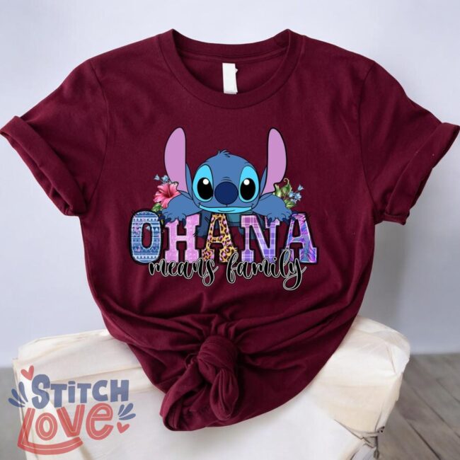 Ohana Shirt, Stitch Ohana Shirt, Lilo And Stitch Shirt, Ohana Means Family Shirt Product Photo 1