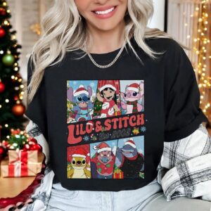 Stitch Est 2002 Christmas Shirt, Stitch and Friends Shirt, Lilo and Stitch Est 2002 Sweatshirt Product Photo 3