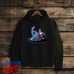 Stitch Hugging Minnesota Vikings, Stitch Lover Shirt, Minnesota Vikings Fan Shirt Product Photo 2