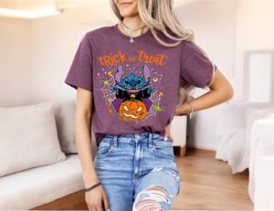 Trick or Treat Stitch Shirt, Vintage Stitch, Halloween Stitch Shirt Product Photo 3