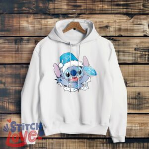 Detroit Lions Stitch Lovely Christmas Shirt - White Hoodie