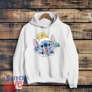 Jacksonville Jaguars Stitch Lovely Christmas Shirt - White Hoodie