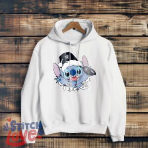 Las Vegas Raiders Stitch Lovely Christmas Shirt - White Hoodie