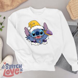 Minnesota Vikings Stitch Lovely Christmas Shirt - White Sweatshirt